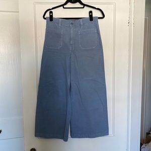 J. Crew Point Sur Wide Leg Crop Pant